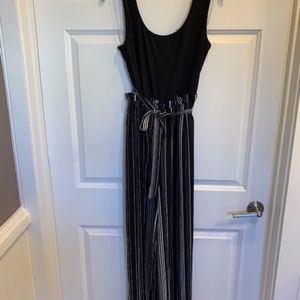 NWT Jumpsuit - black and white